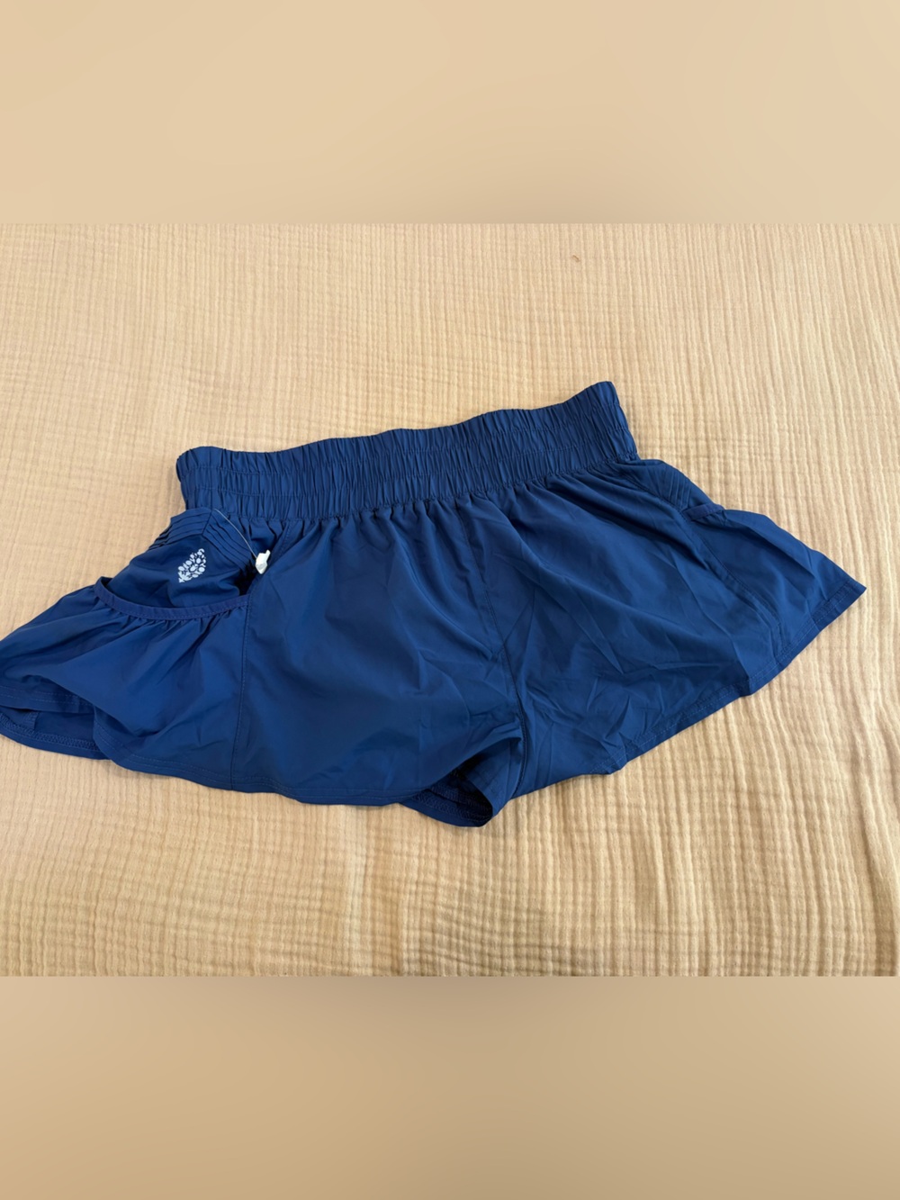 NWT Free People FP Movement The Way Home Shorts in blue size large